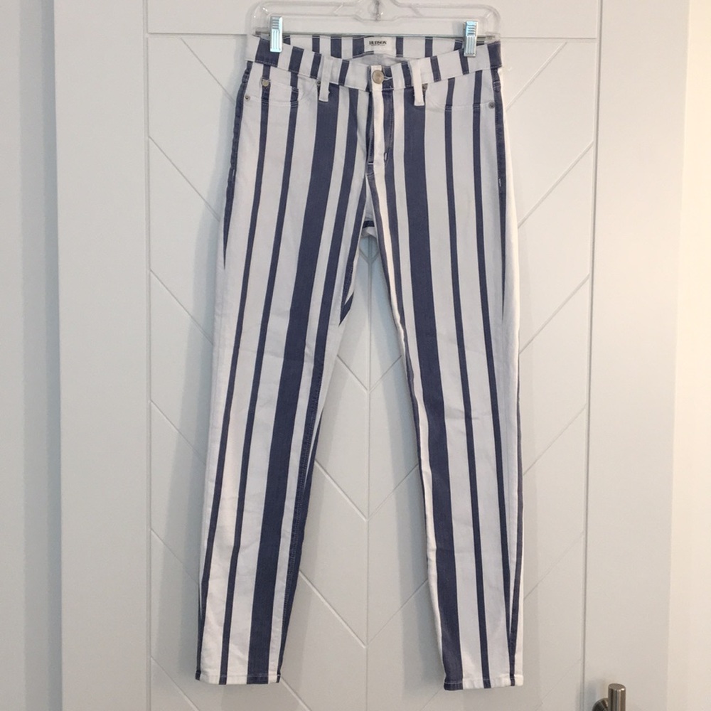 Hudson striped jeans, size 28